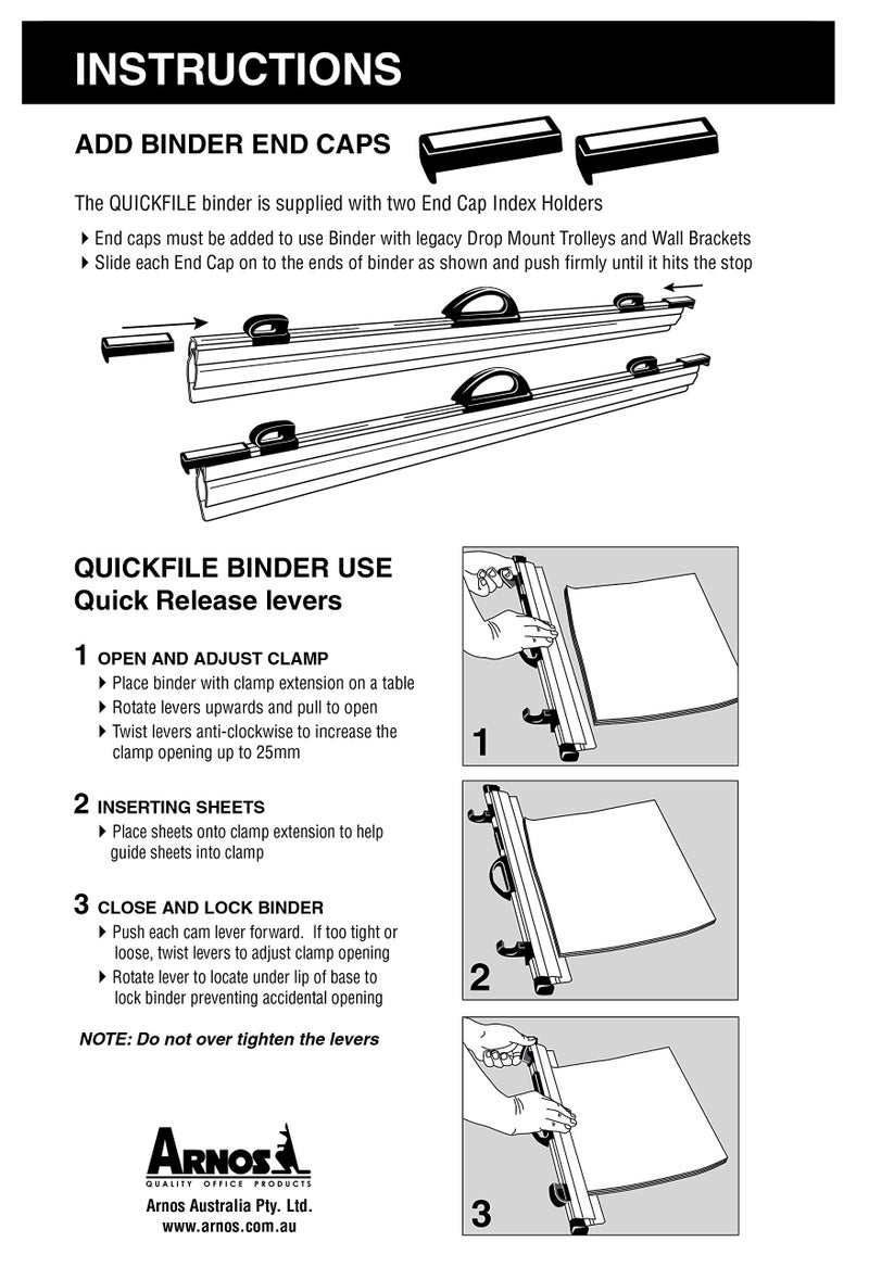 Arnos Hang-A-Plan, 24-30 Inches Quickfile Hanging Clamp, Black, Holds up to 150 Plans, Single Clamp - Image 2